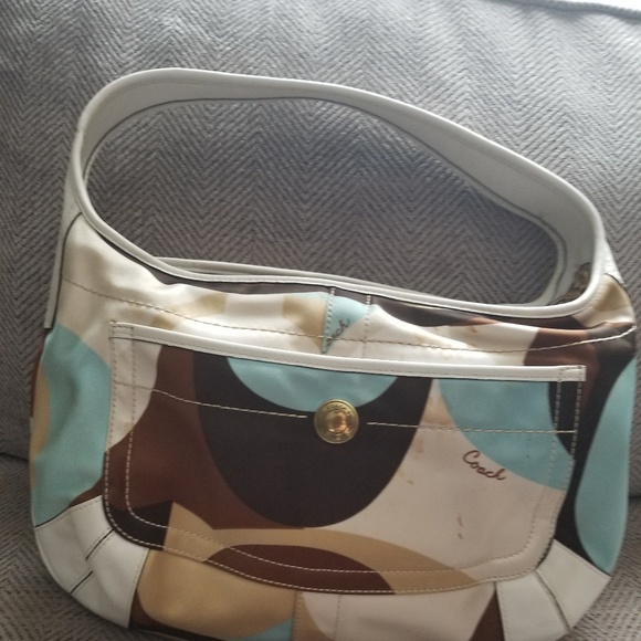 Coach satin bag - Picture 1 of 1